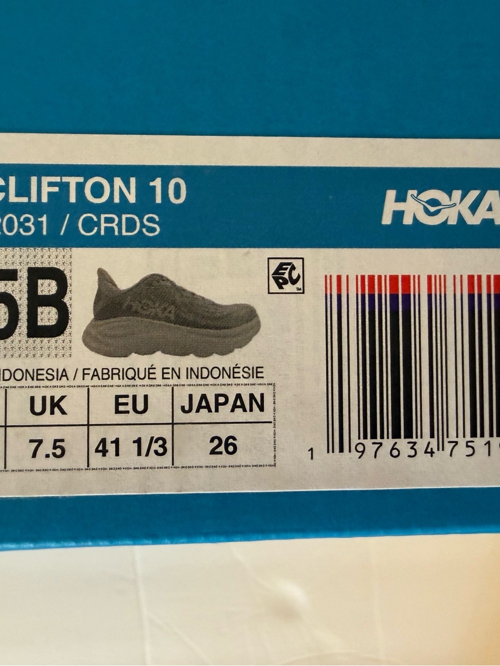 Hoka Clifton 10 Running Shoe - Picture 5 of 5